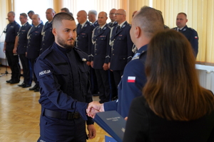 Ślubowanie nowych policjantów