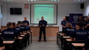Policjanci podczas zawodów