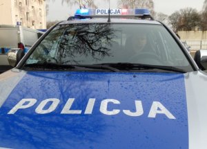 Zdjęcie radiowozu policyjnego