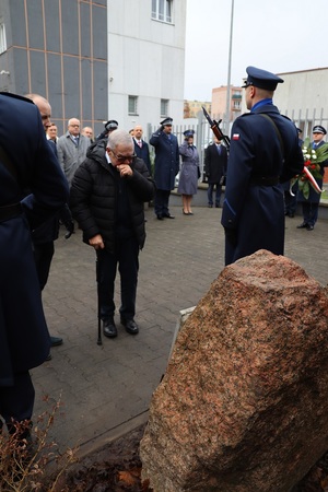 Uroczysta zbiórka z okazji odsłonięcia pomnika