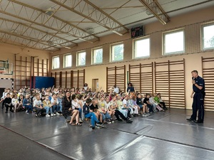 Przedwakacyjne spotkanie z uczniami sępoleński „trójki”