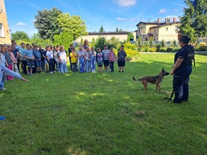 Pogadanka policjantów w Szkole Podstawowej w Sypniewie
