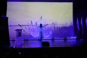 Występ tancerki z Centrum Kultury i Sztuki w Sępólnie Krajeńskim
